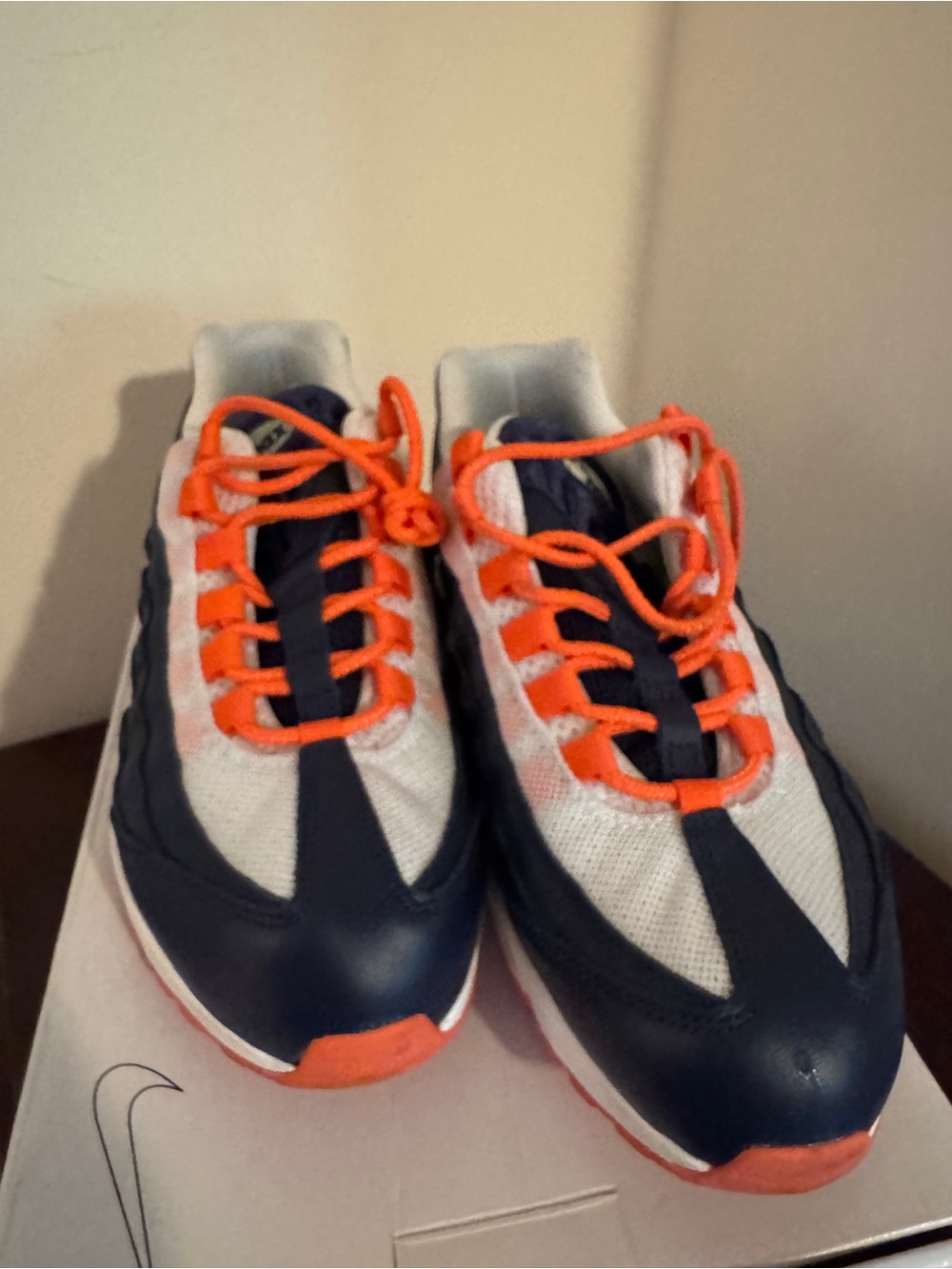 Nike Navy, White & Orange Men's Sneakers